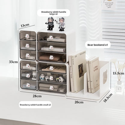 Desktop storage box shelf