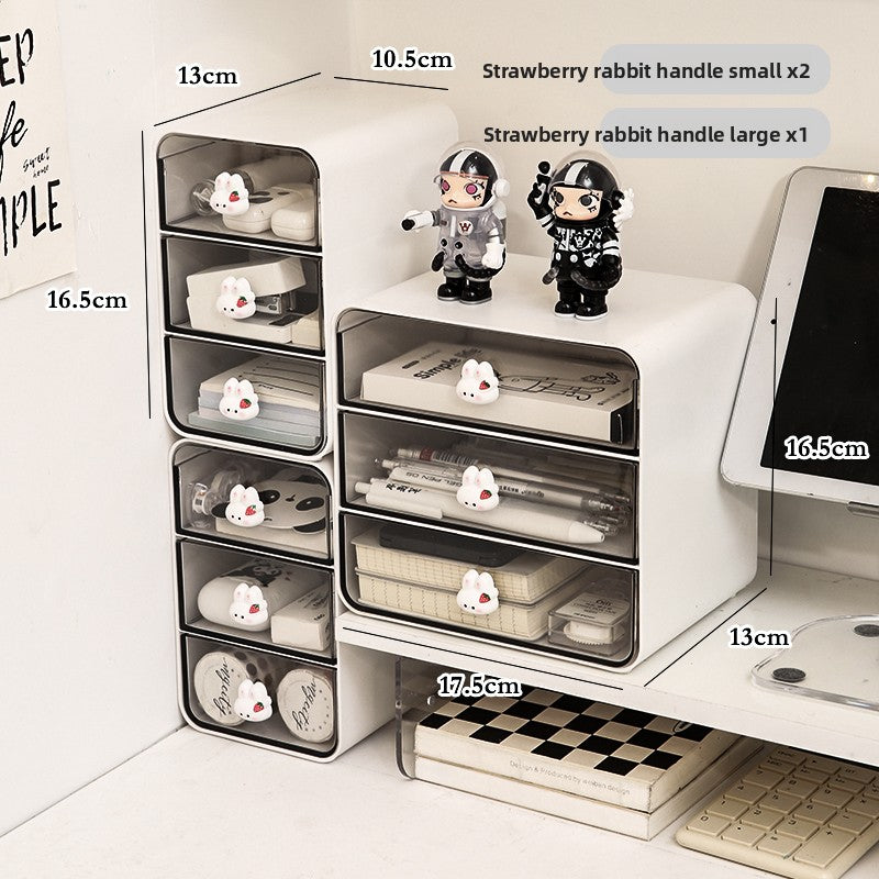 Desktop storage box shelf