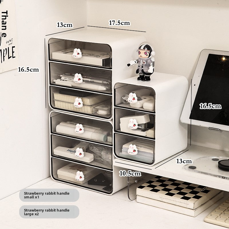 Desktop storage box shelf