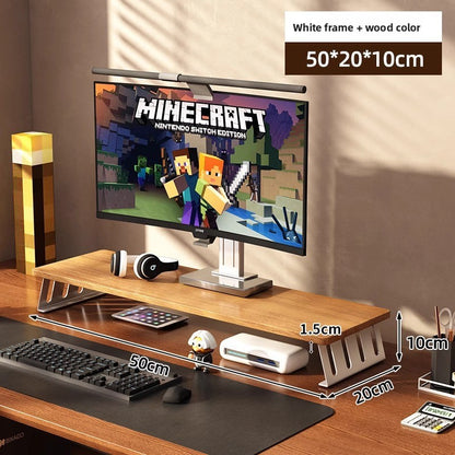 Desktop Storage Rack with Elevated Base
