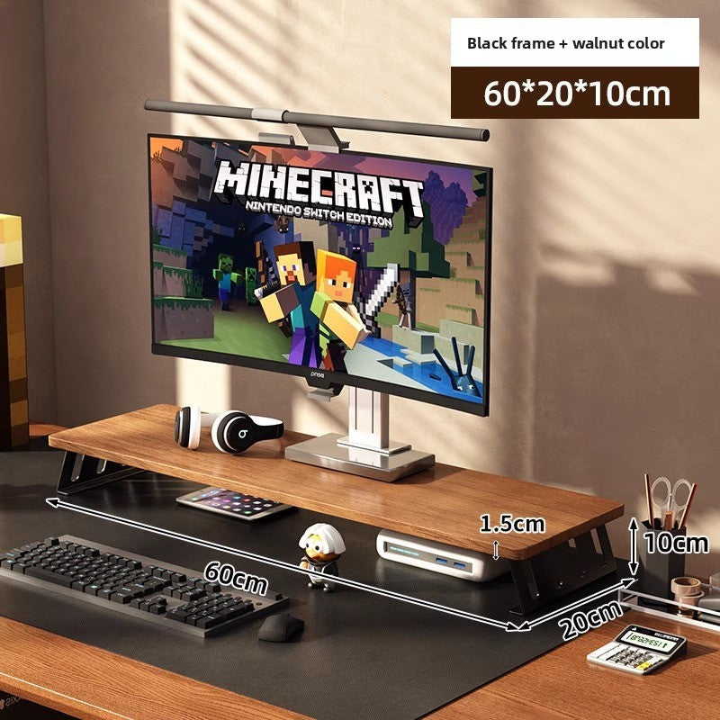 Desktop Storage Rack with Elevated Base