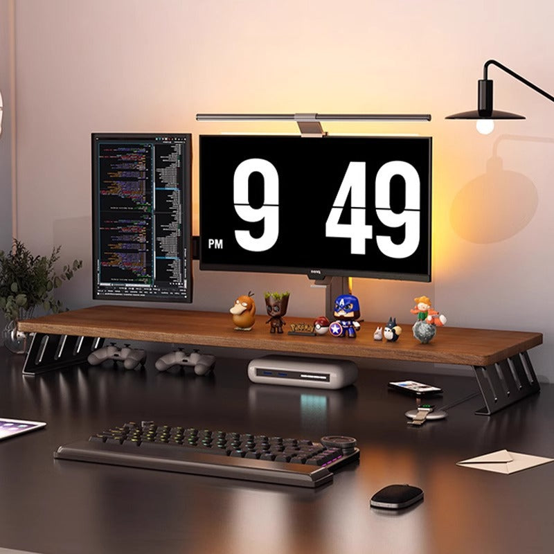 Desktop Storage Rack with Elevated Base