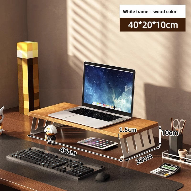 Desktop Storage Rack with Elevated Base