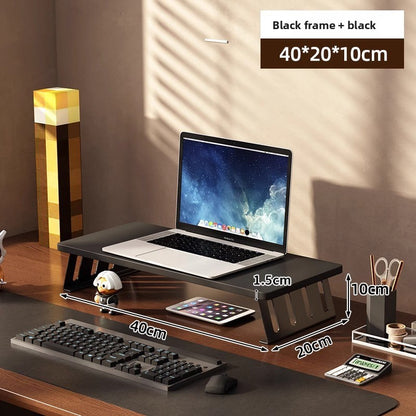 Desktop Storage Rack with Elevated Base