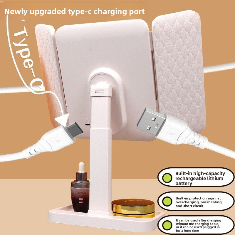 Desktop tabletop mirror