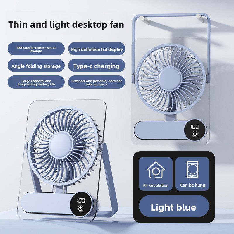 Desktop USB Rechargeable Fan