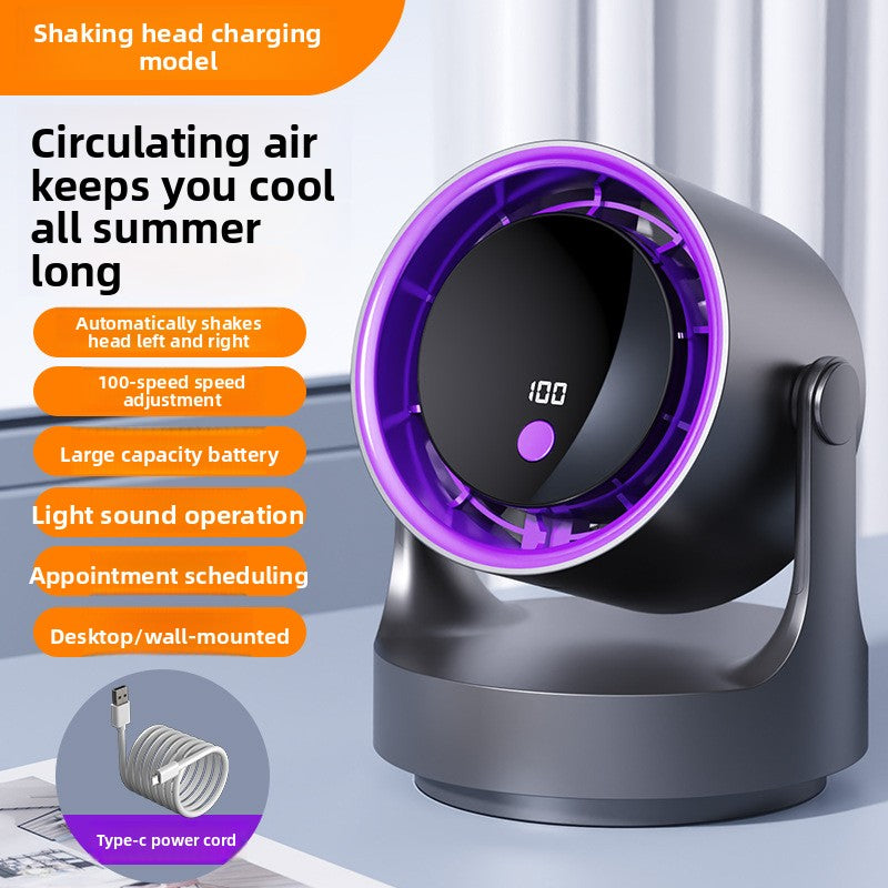 Desktop USB Rechargeable Fan