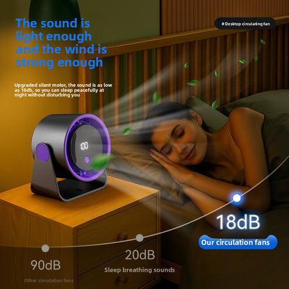 Desktop USB Rechargeable Fan