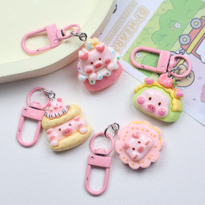 Dessert Piggy Keychain