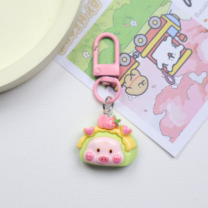Dessert Piggy Keychain