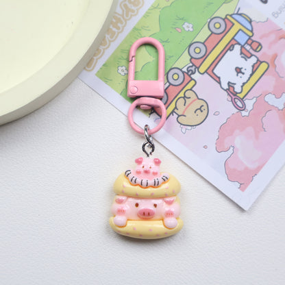 Dessert Piggy Keychain