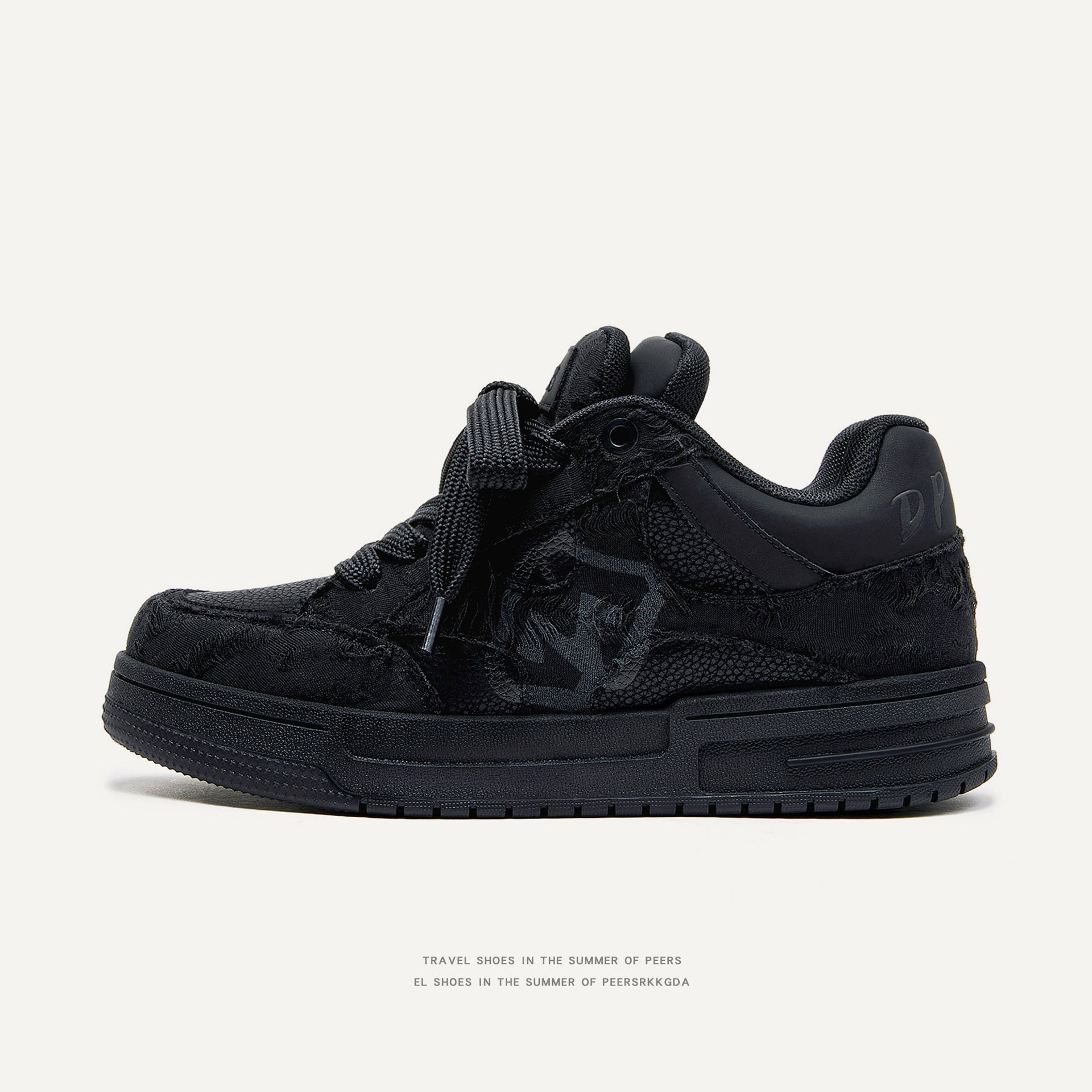 Destruction Aesthetic Low Top Casual Shoes