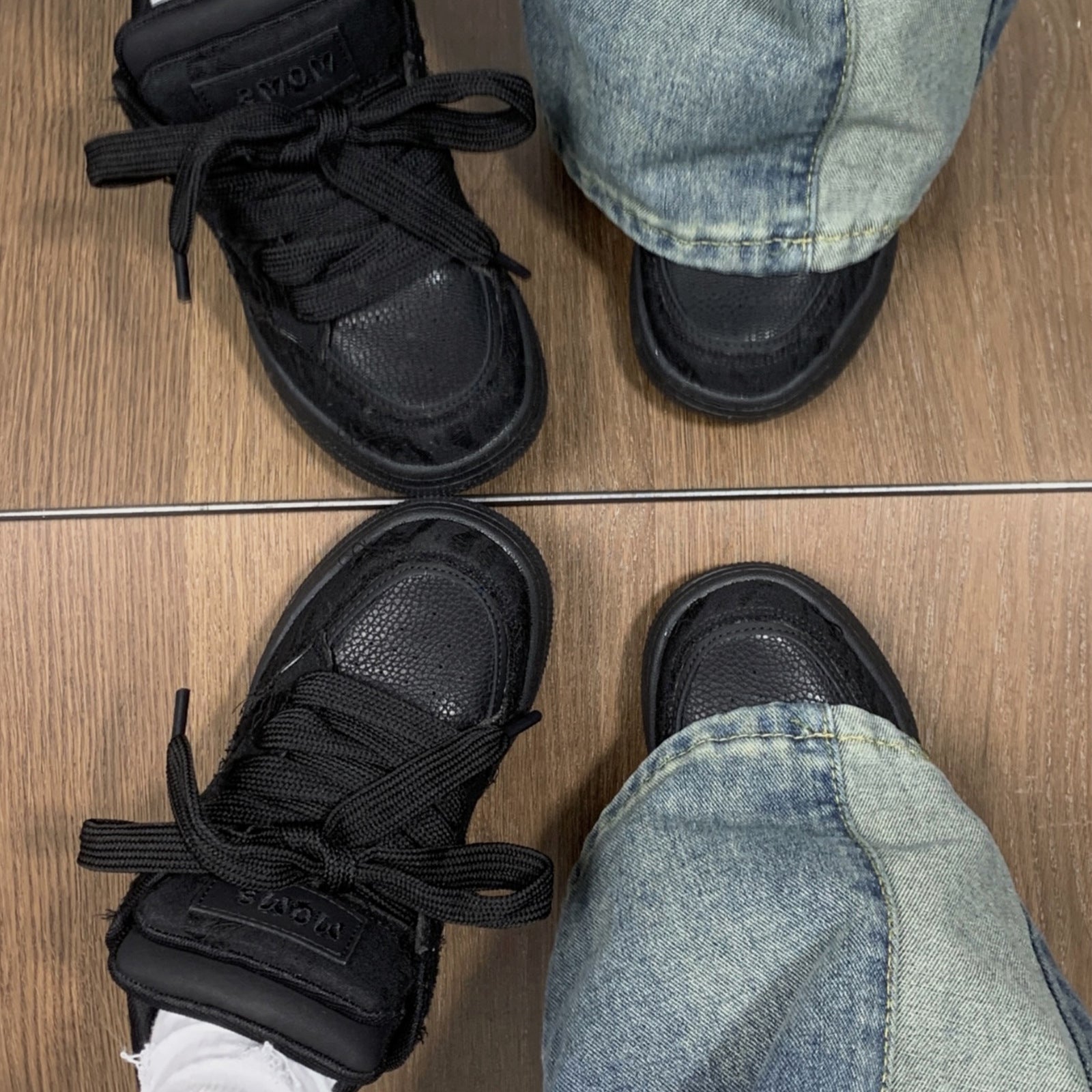 Destruction Aesthetic Low Top Casual Shoes