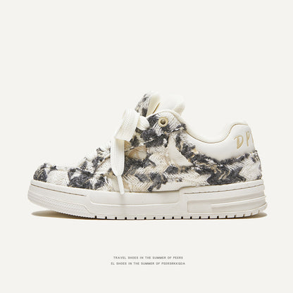 Destruction Aesthetic Low Top Casual Shoes