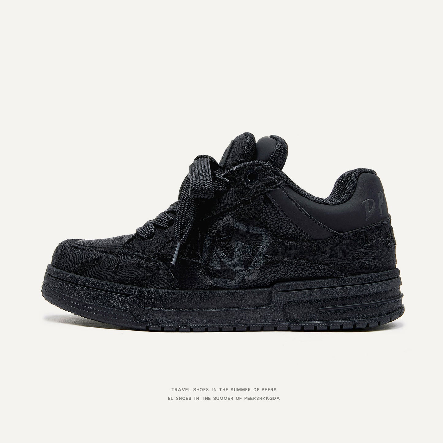 Destruction Aesthetic Low Top Casual Shoes