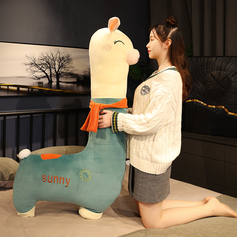 Detachable and washable large-sized plush toy for sleeping