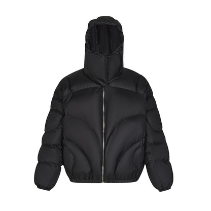 Detachable cap collar cotton-padded jacket