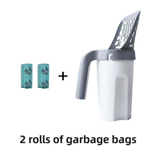 Detachable Cat Litter Scoop with Trash Bags