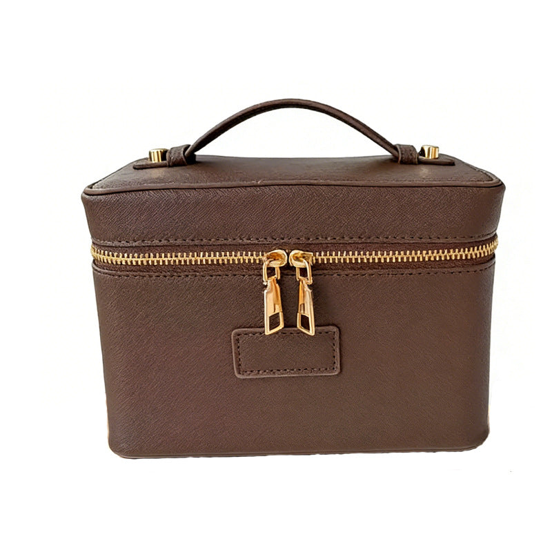 Detachable Dual Zipper Makeup Bag