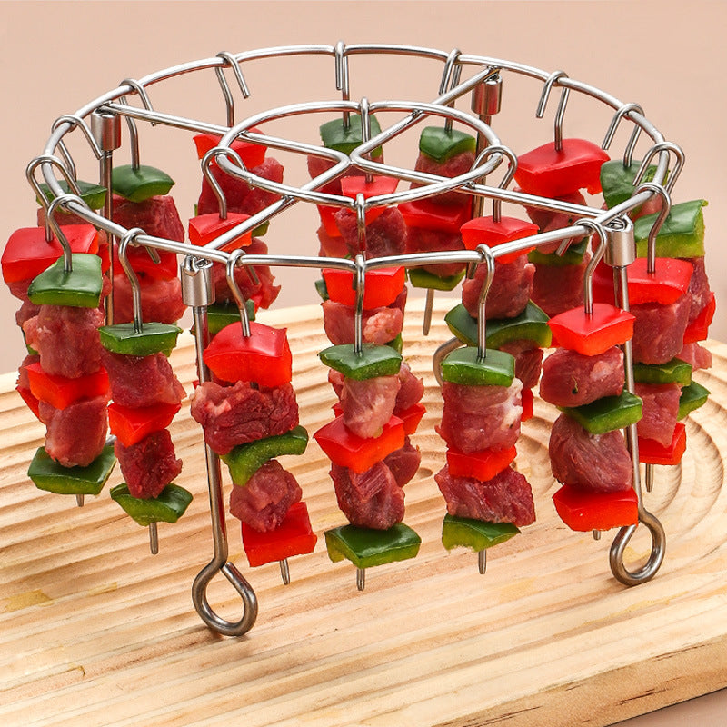 Detachable Grill Skewer Rack