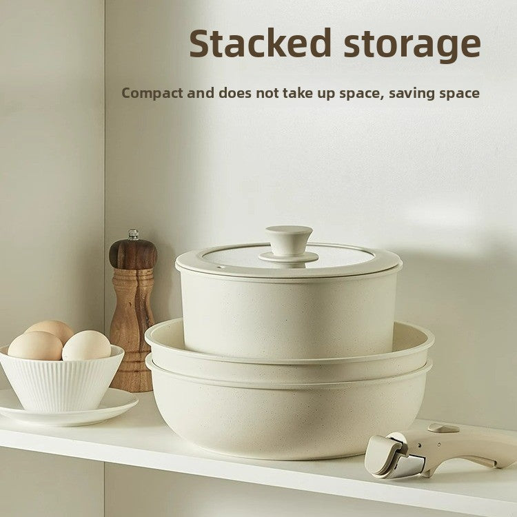 Detachable Handle Nonstick Cookware