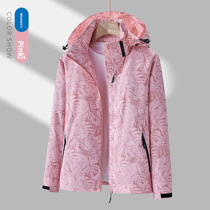 Detachable Hood Windproof Waterproof Jacket
