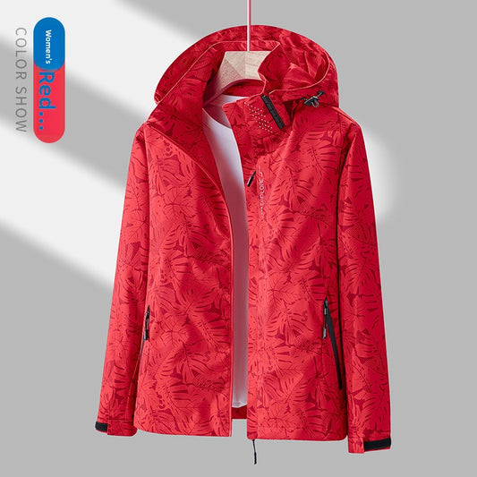Detachable Hood Windproof Waterproof Jacket