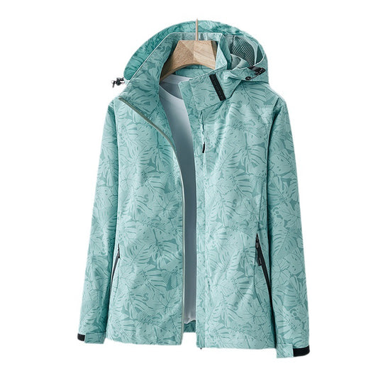 Detachable Hood Windproof Waterproof Jacket