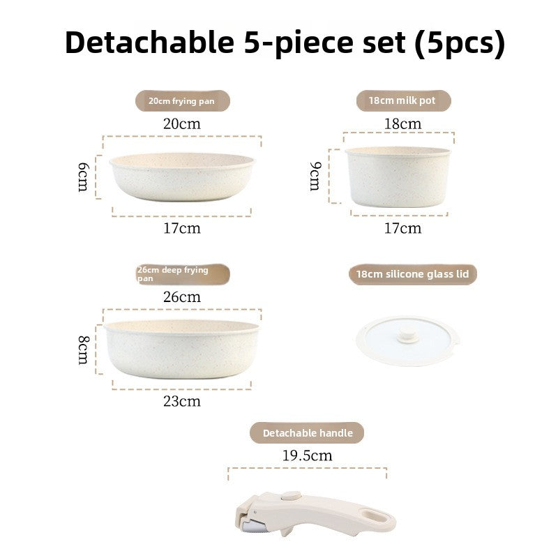 Detachable Nonstick Cookware Set