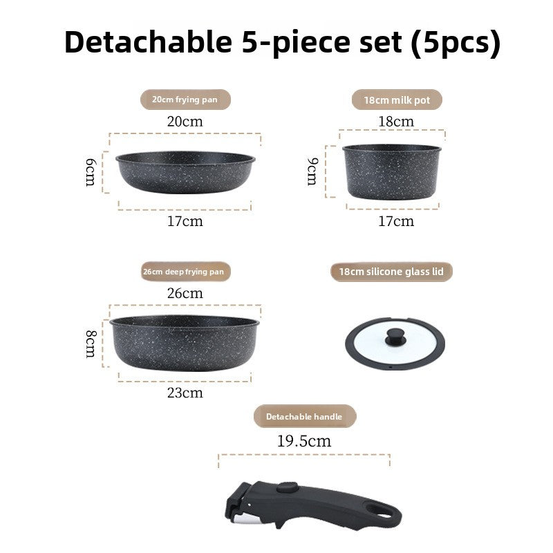 Detachable Nonstick Cookware Set