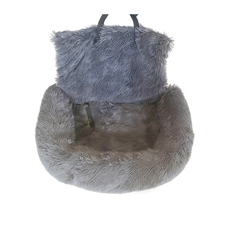 Detachable Pet Car Kennel with Safety Belt