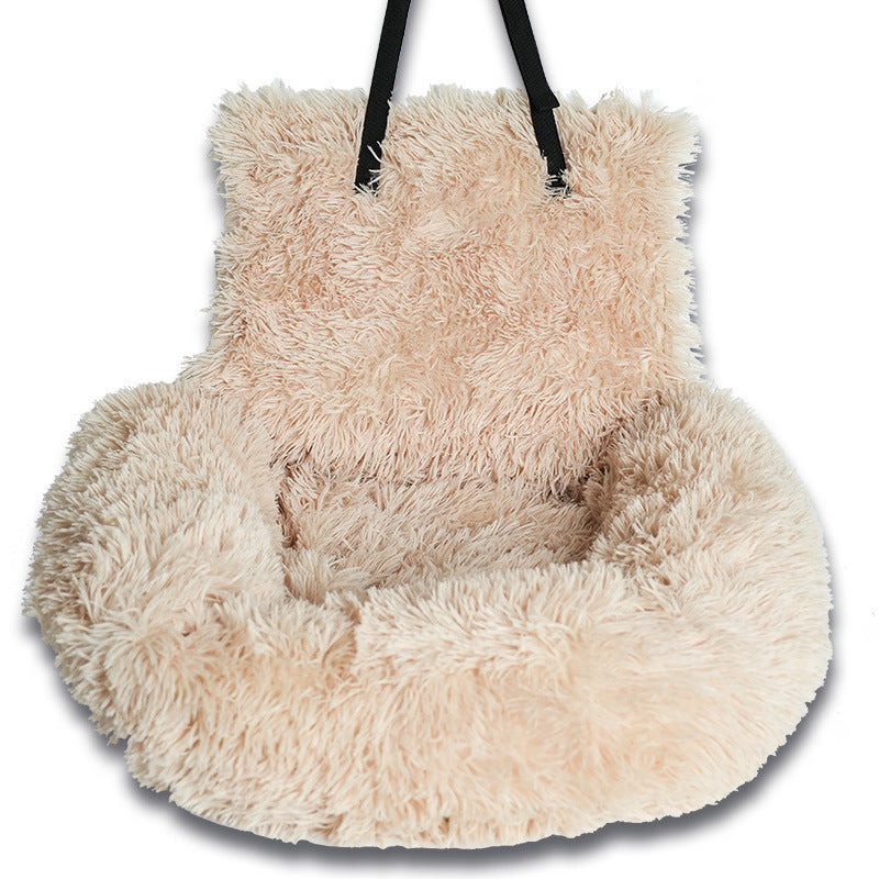 Detachable Pet Car Kennel with Safety Belt