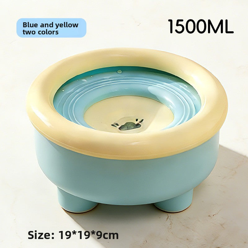Detachable Pet Water Dispenser with Floating Bowl