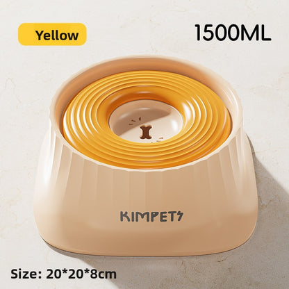 Detachable Pet Water Dispenser with Floating Bowl