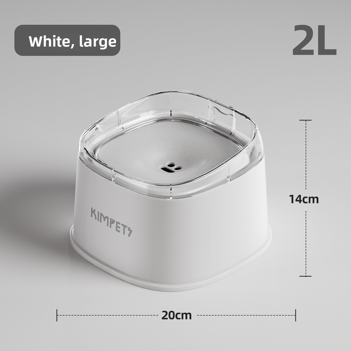 Detachable Pet Water Dispenser with Floating Bowl