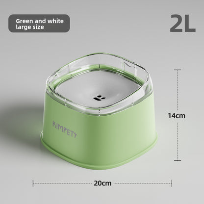 Detachable Pet Water Dispenser with Floating Bowl