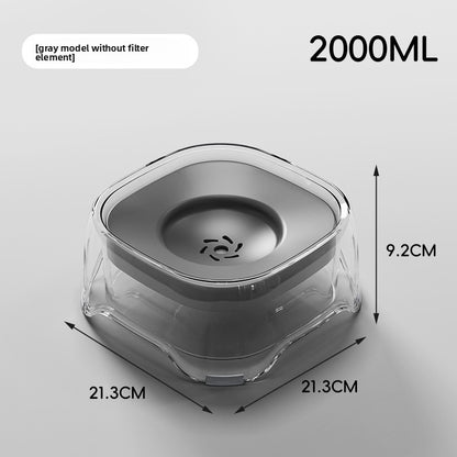 Detachable Pet Water Dispenser with Floating Bowl