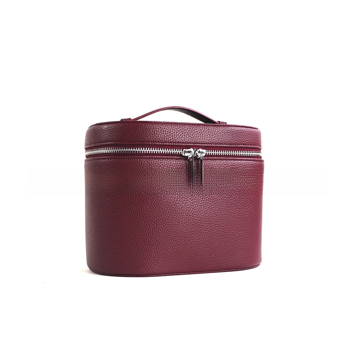 Detachable PU Leather Cosmetic Storage Bag with Elastic Band