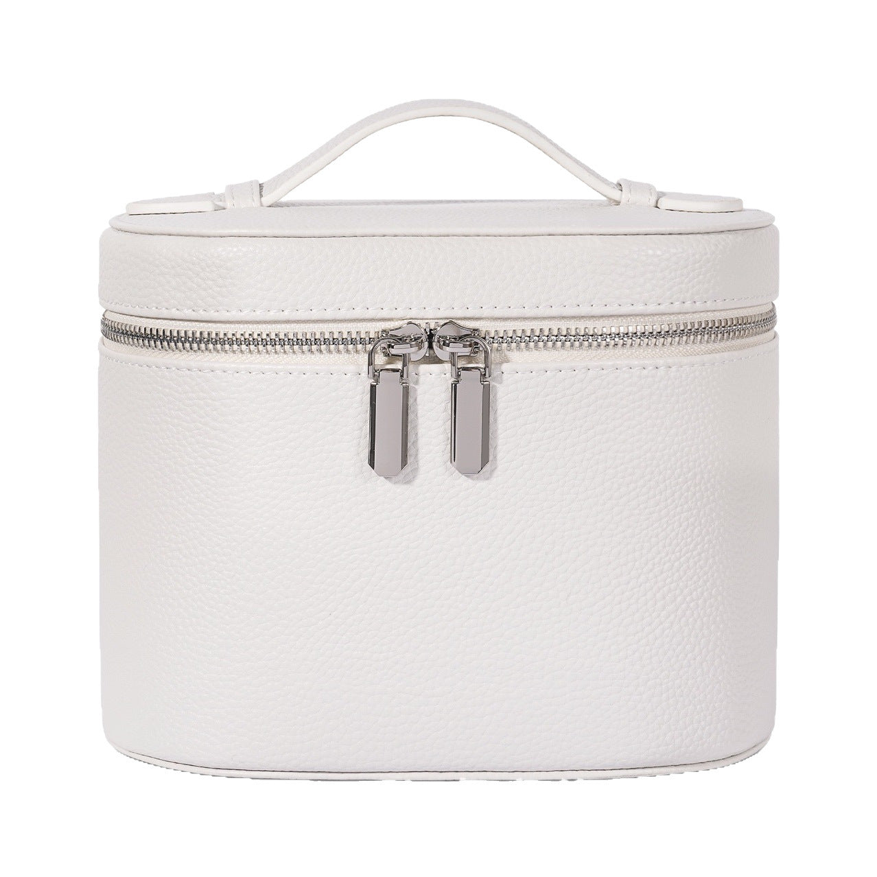 Detachable PU Leather Cosmetic Storage Bag with Elastic Band