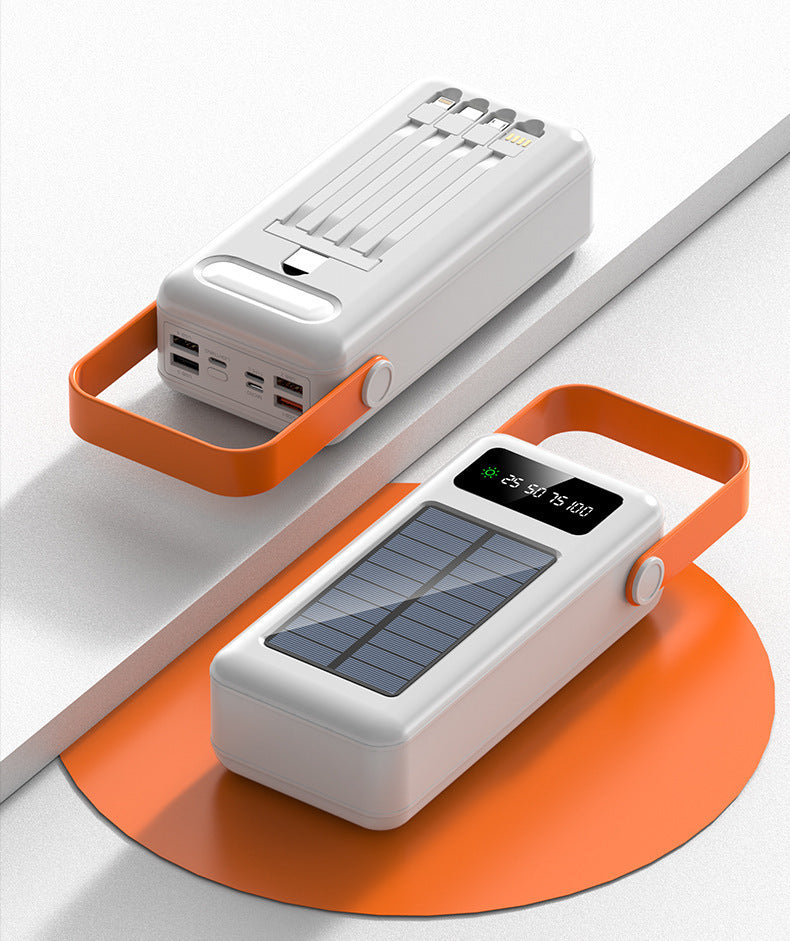 Detachable Solar Charging Camping Lamp Power Bank