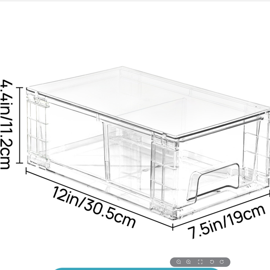 Detachable Transparent Storage Box