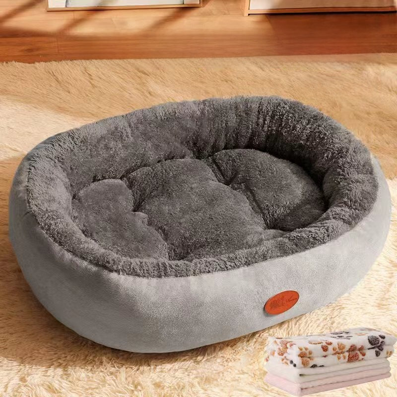 Detachable Washable Pet Bed with Warm Padding