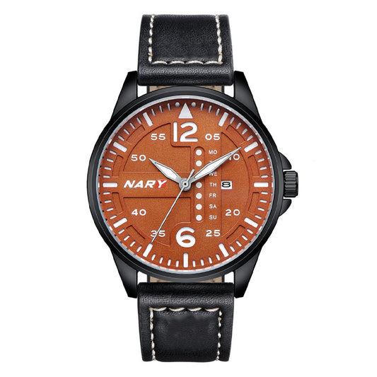 Buy Stylish Quartz Watch with Sophisticated Dial for Men