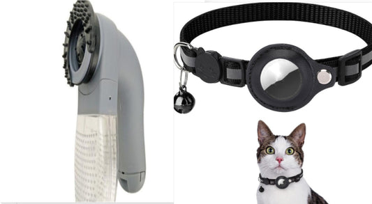 Buy Reflective AirTag Pet Collar – Waterproof Holder Cats & Dogs