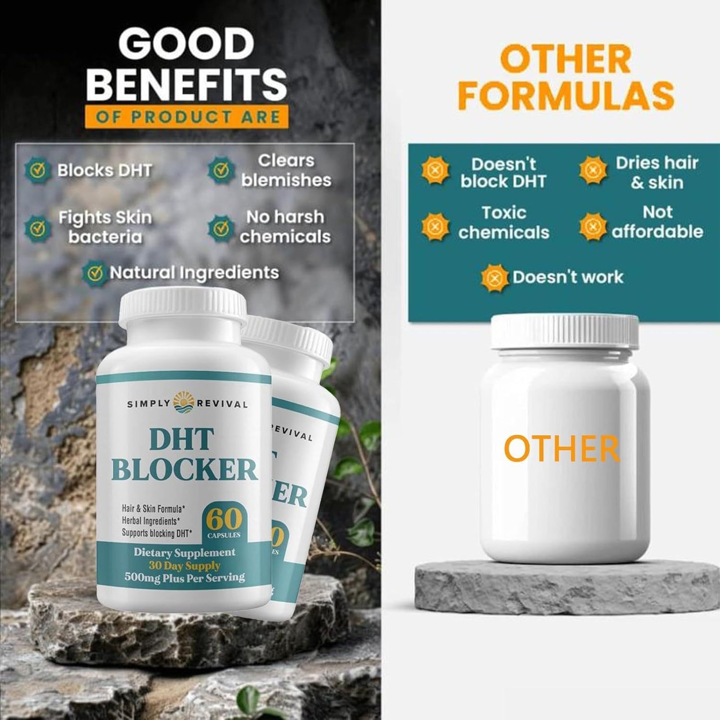 DHT Blocker Dietary Supplement Capsules