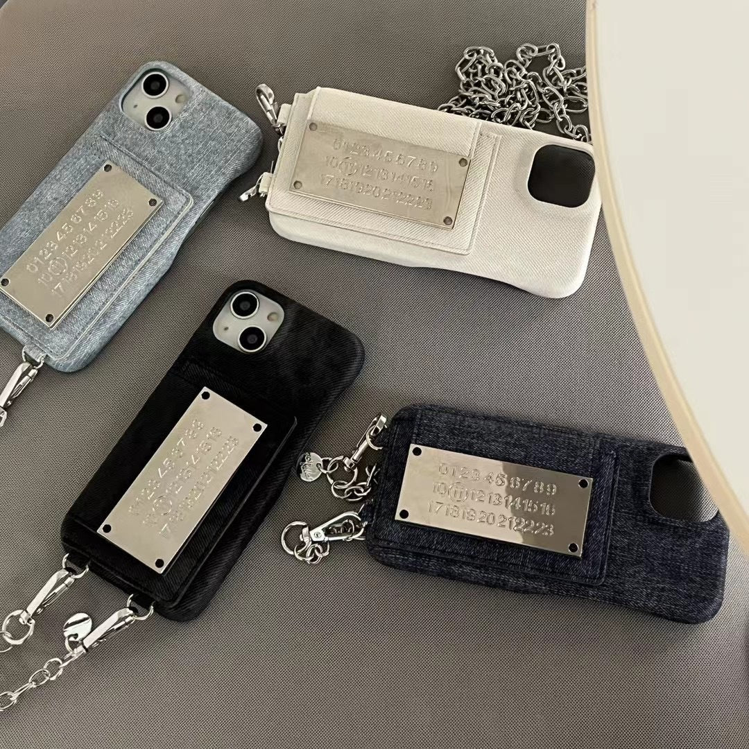 Diagonal Card Holder Phone Case