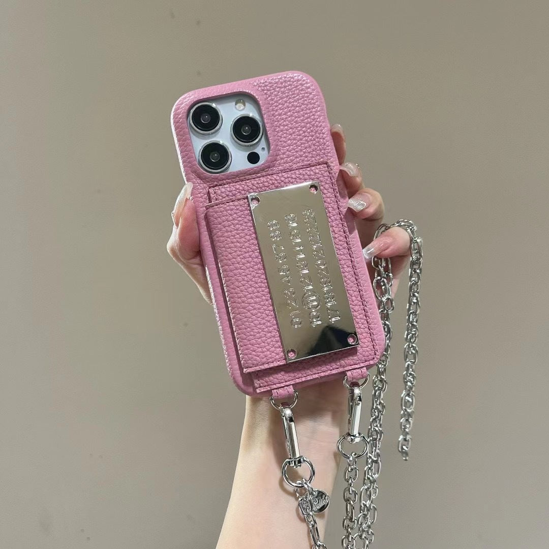 Diagonal Card Holder Phone Case