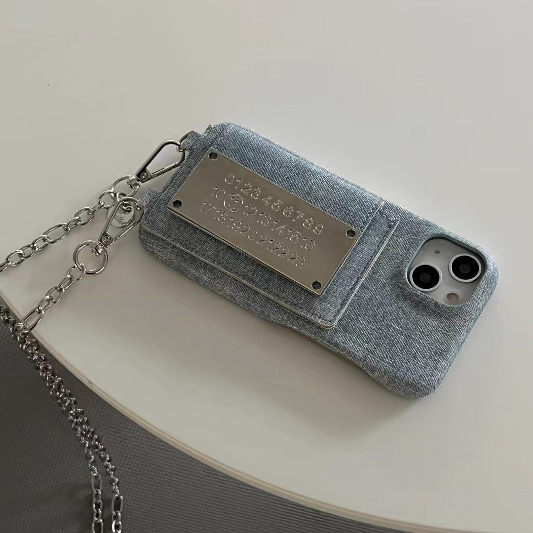 Diagonal Card Holder Phone Case