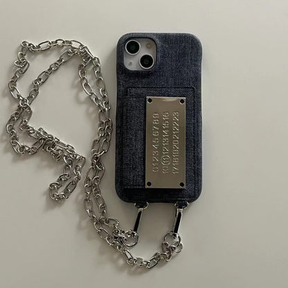 Diagonal Card Holder Phone Case