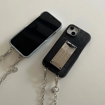 Diagonal Card Holder Phone Case